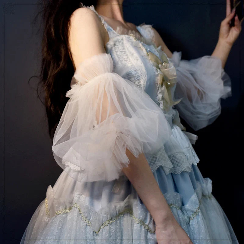 Detachable Short Sleeves For Wedding Simple Tulle